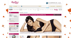 Desktop Screenshot of beedees.unterwaesche-webshop.de